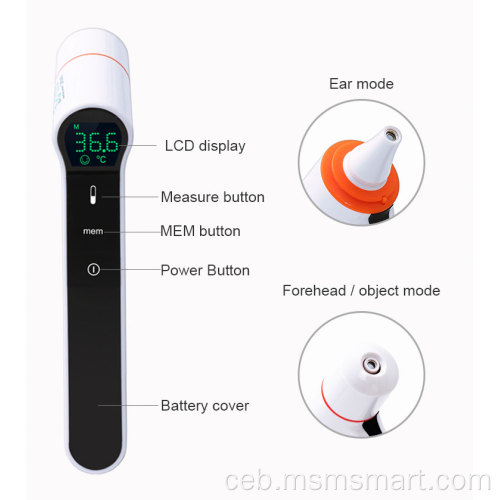 Ang Dalunggan sa Agtang Thermometer gamay nga digital nga thermometer